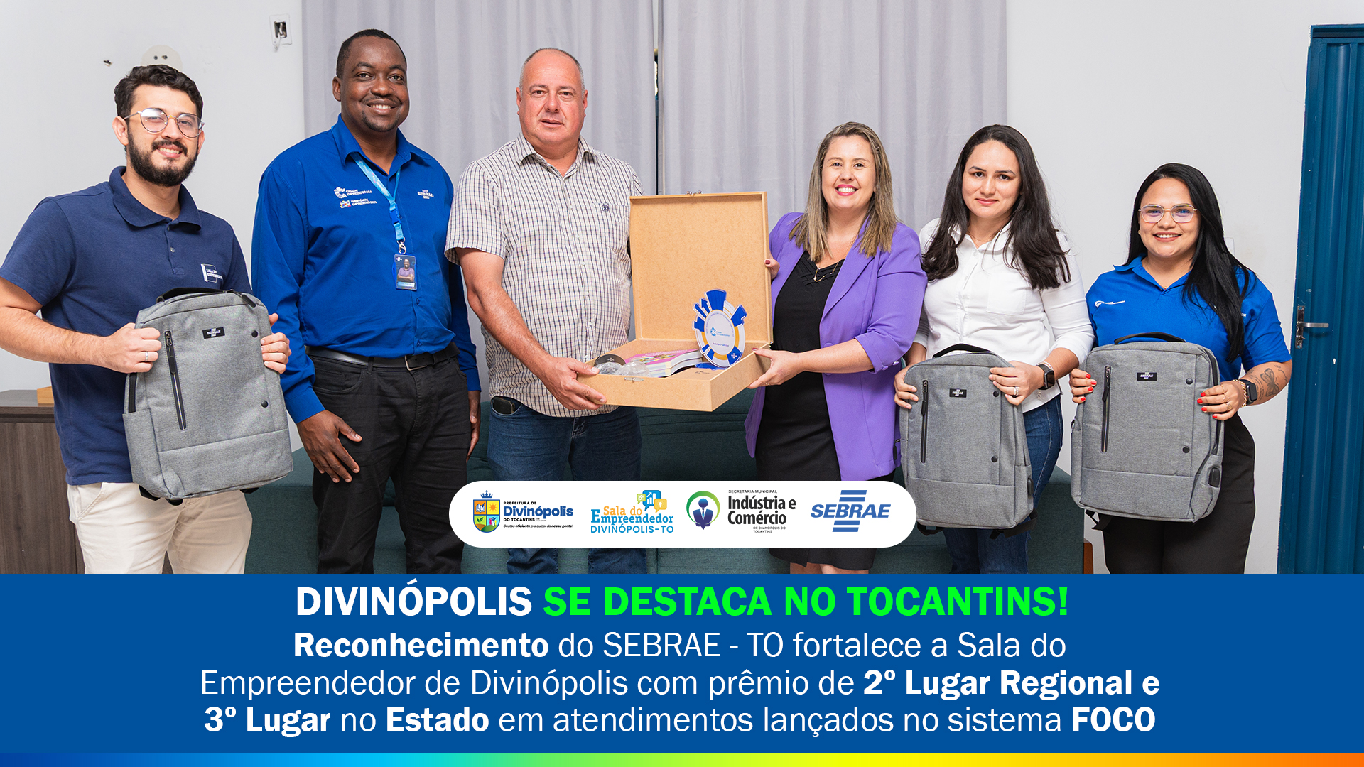 Premiação da Sala do Empreendedor Sebrae
